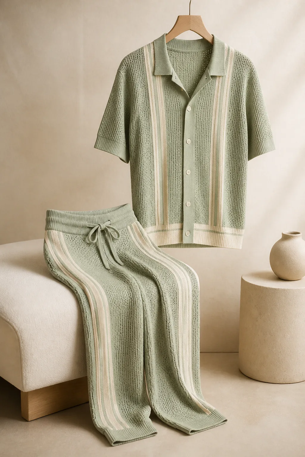 Elevated knit co-ord product photo