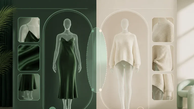Eligible garment visualization frames for virtual try-on